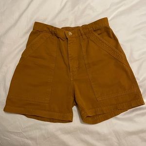 Big Bud Press Small Work Shorts - Spicy Mustard